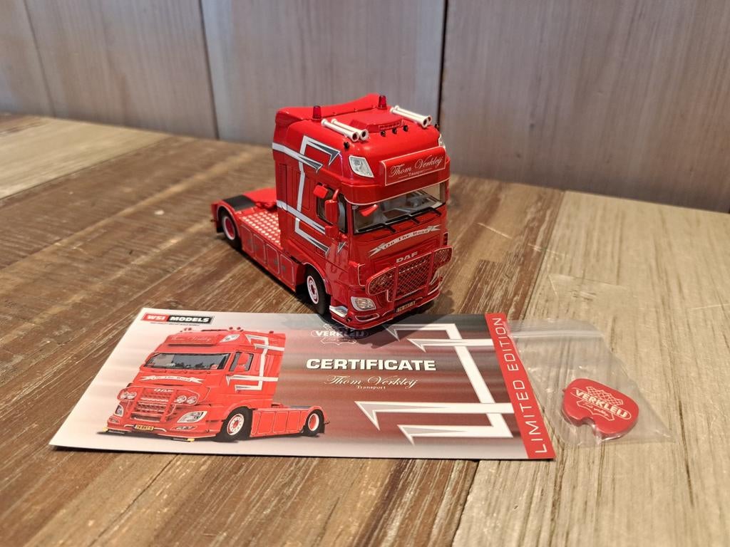 WSI Daf XF van Thom Verkleij, Hobby en Vrije tijd, Modelauto's | 1:50, Nieuw, Bus of Vrachtwagen, Wsi, Ophalen of Verzenden
