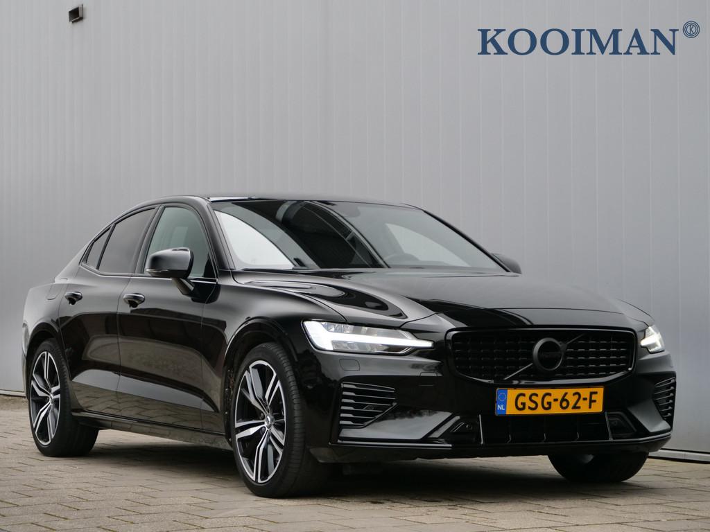 Volvo S60 2.0 Recharge T8 AWD R-Design 390 Pk Automaat Navig, Auto's, Volvo, Automaat, Gebruikt, 4 cilinders, Zwart