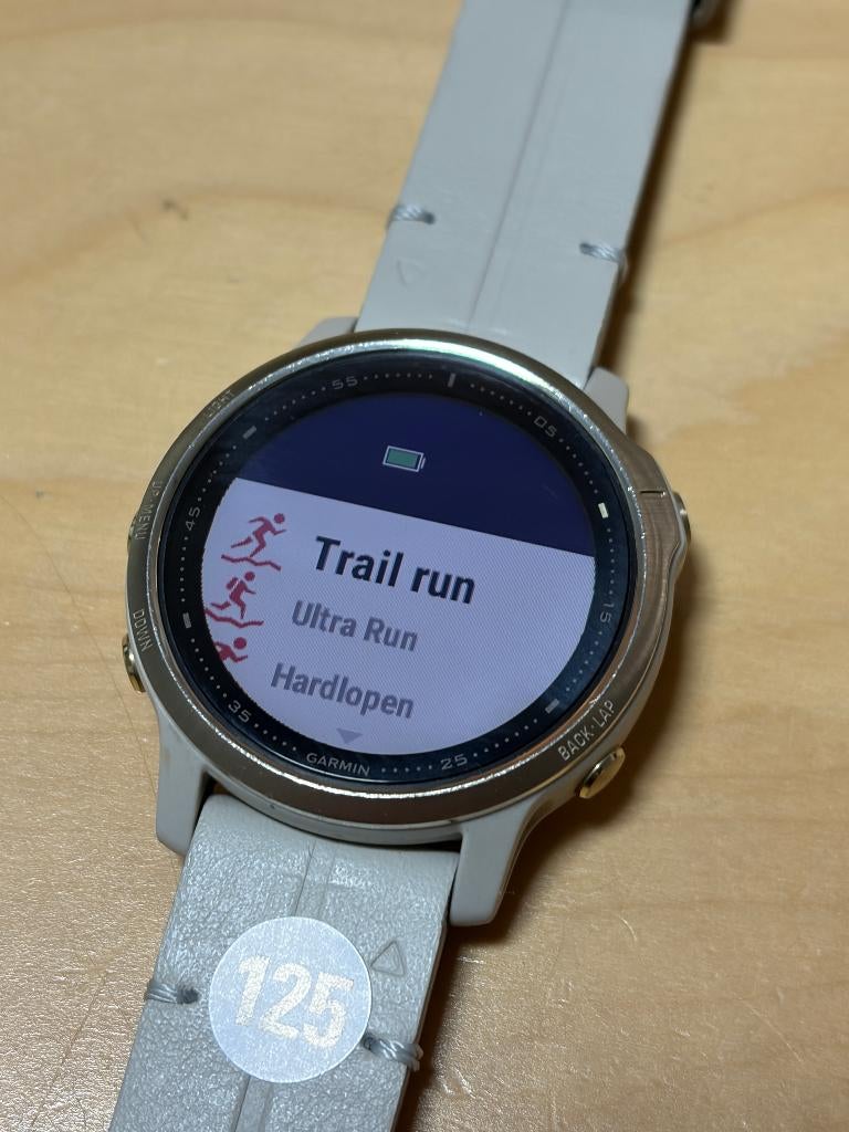 Garmin Fenix 6s pro solar 42 mm (GPSinruil-nr 125), GARMIN, Bramenberg 9, Wit, Info@gpsinruil.nl