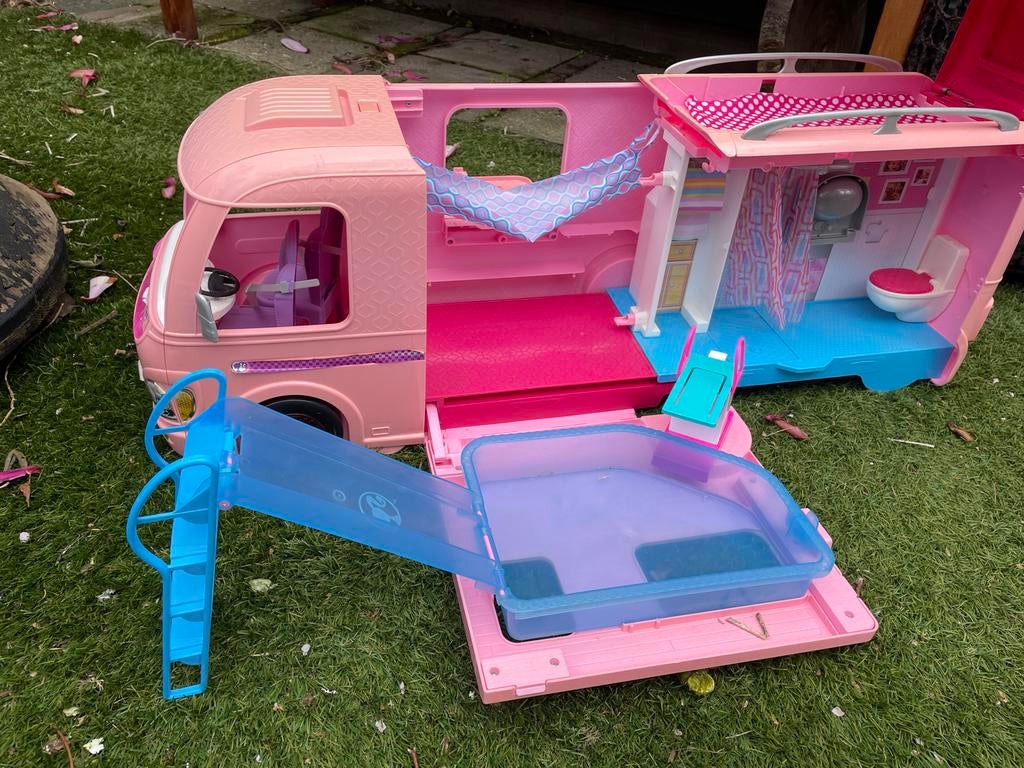 Grote Barbie camper, Ophalen of Verzenden, Gebruikt, Meisje