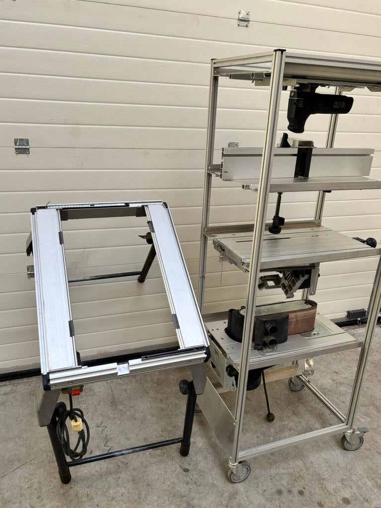 Festool basis tafel met accessoires en kar, Ophalen of Verzenden, Gebruikt