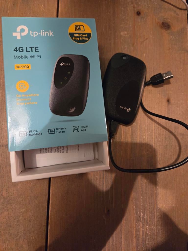 TP-Link 4G LTE mobiele WiFi router M7200, Computers en Software, Routers en Modems, Ophalen of Verzenden