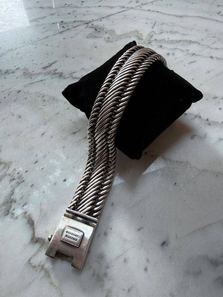 Buddha to Buddha Edwin maat (G) - 22 cm, Ophalen of Verzenden, Gebruikt, Zilver, Zilver