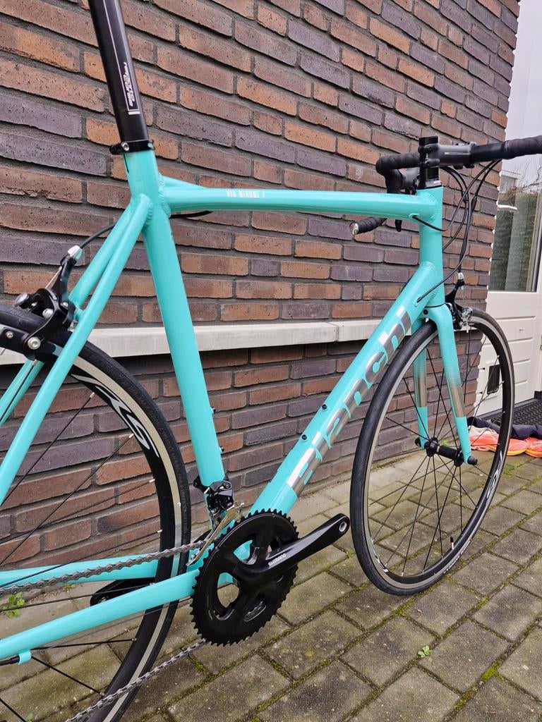 Nieuw Bianchi Via Nirone 7 racefiets maat 63 cm XXL Nieuw, Fietsen en Brommers, Fietsen | Racefietsen, Overige merken, Heren, Info@bimici.nl