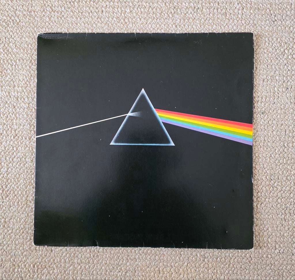 LP Pink Floyd - The Dark Side of the Moon + 2 posters, Cd's en Dvd's, Vinyl | Rock, Ophalen of Verzenden, Gebruikt, 12 inch, Progressive