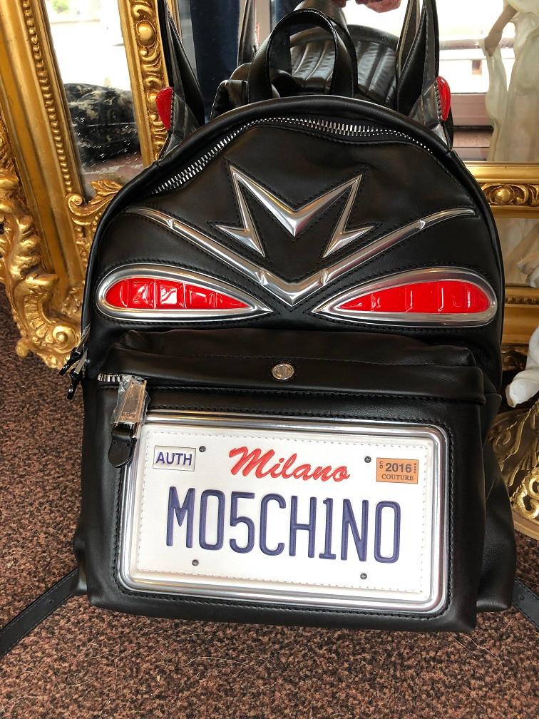 UNIEKE NIEUWE DESIGN RUGTAS MOSCHINO BACKPACK Cadillac tas, Overige merken, 25 tot 40 cm, Nieuw, Ophalen of Verzenden