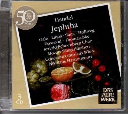 Handel: Jephtha / Harnoncourt -3cds, Ophalen of Verzenden, Barok, Zo goed als nieuw, Vocaal