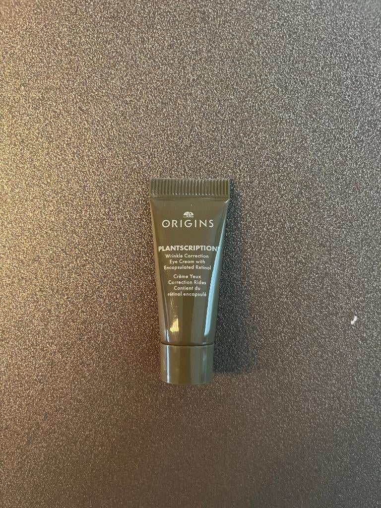 Origins plantscription wrinkle correction eye cream 5 ml, Ophalen of Verzenden, Nieuw, Ogen, Verzorging