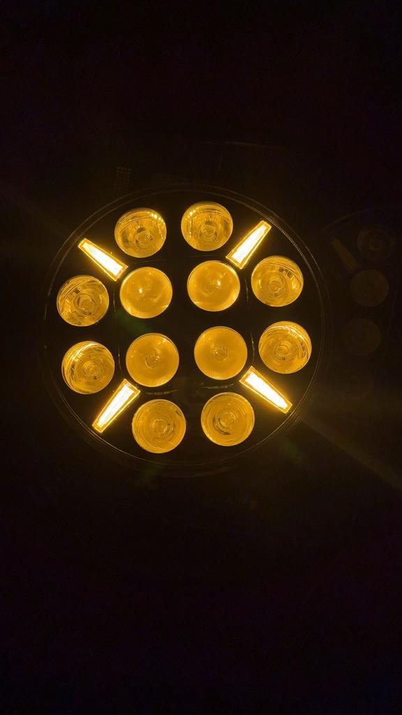 Nieuwe Verstralers 7 inch - Oranje, Flits & Groot Licht, Ophalen of Verzenden, Nieuw, Universele onderdelen
