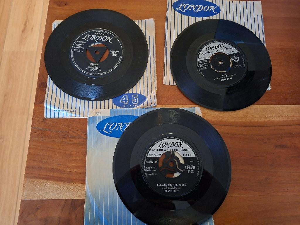 singles  duane eddy, Ophalen of Verzenden, Gebruikt, Nederlandstalig
