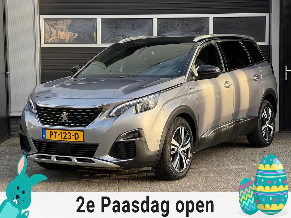 Peugeot 5008 1.6 e-THP GT-Line 7P LED, Navi, Cruise, NAP, 1350 kg, Gebruikt, 4 cilinders, 7 stoelen