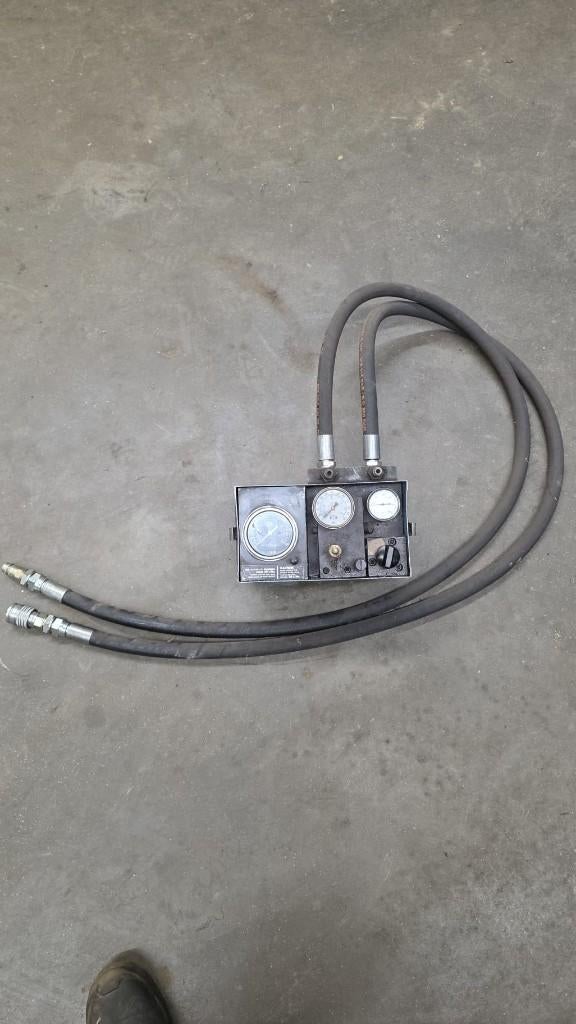 Hydrauliek doorstroommeter, Ophalen, Gebruikt