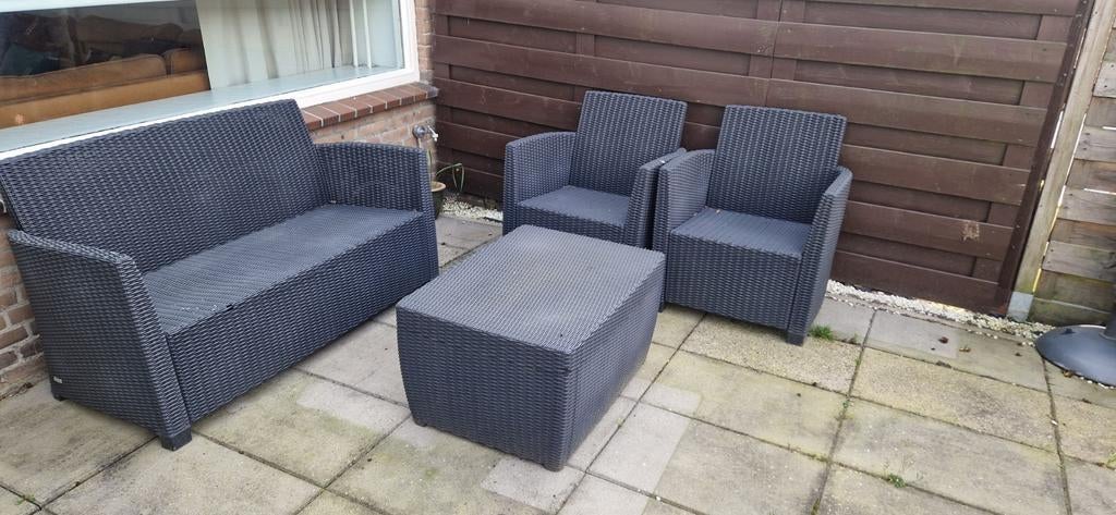 Tuinset met kussen, Ophalen of Verzenden, Gebruikt