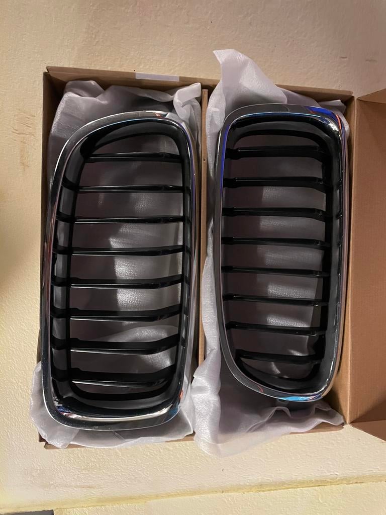 BMW F30 / F31 grill chroom zwart nieren, Ophalen of Verzenden, Voor, BMW, Bumper