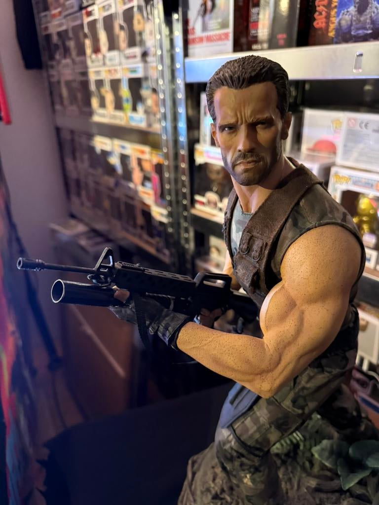 Arnold Schwarzenegger - Predator - Sideshow 1/4 nieuw, Ophalen, Nieuw, Film, Overige typen