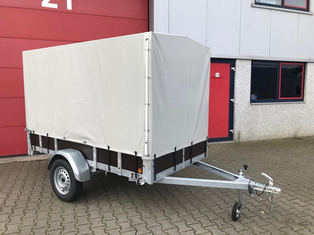 Huif aanhanger. Aanhangwagen met huif. Verhoogde nok, Auto diversen, Aanhangers en Bagagewagens, Ophalen, Nieuw