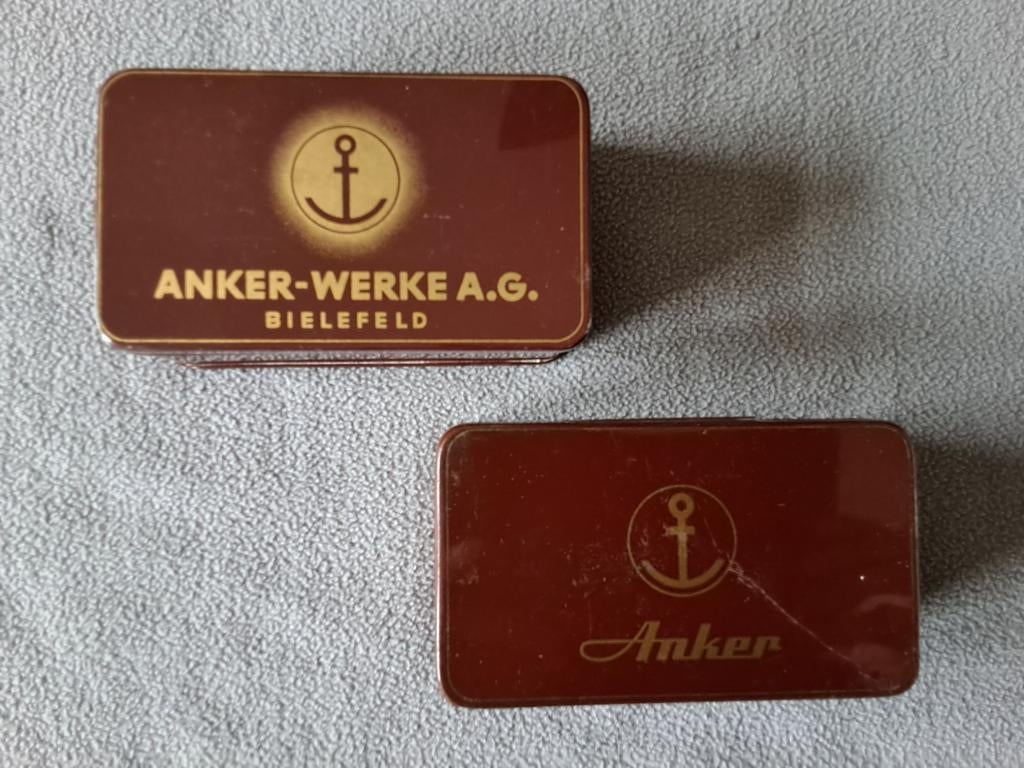 Naaimachine blikje, Antiek en Kunst, Antiek | Naaimachines, Ophalen of Verzenden