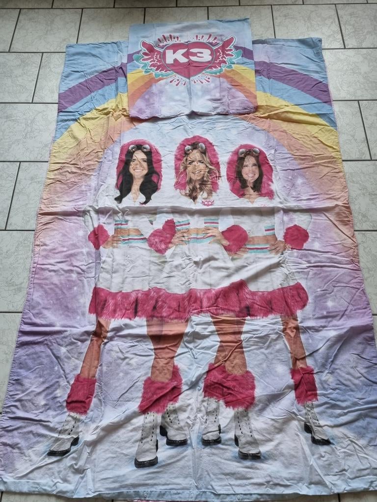 K3 1-persoons dekbedovertrek, Gebruikt, Overige kleuren, Meisje, Dekbedovertrek