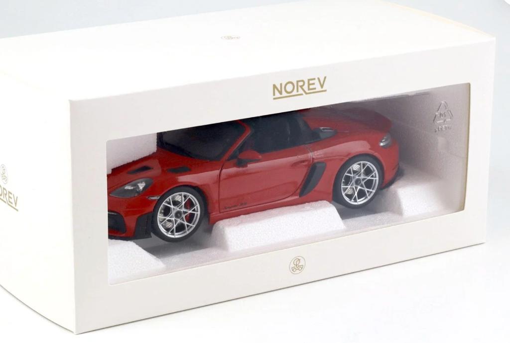 Porsche 718 Spyder RS 2023 Rood schaal 1/18 NOREV ref 187271, Verzenden, Nieuw, Auto, Norev