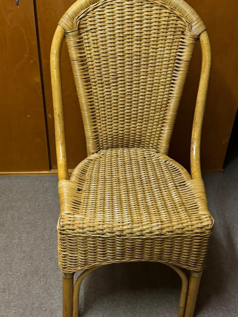 rotan stoelen, Ophalen, Gebruikt, Bruin, Riet of Rotan