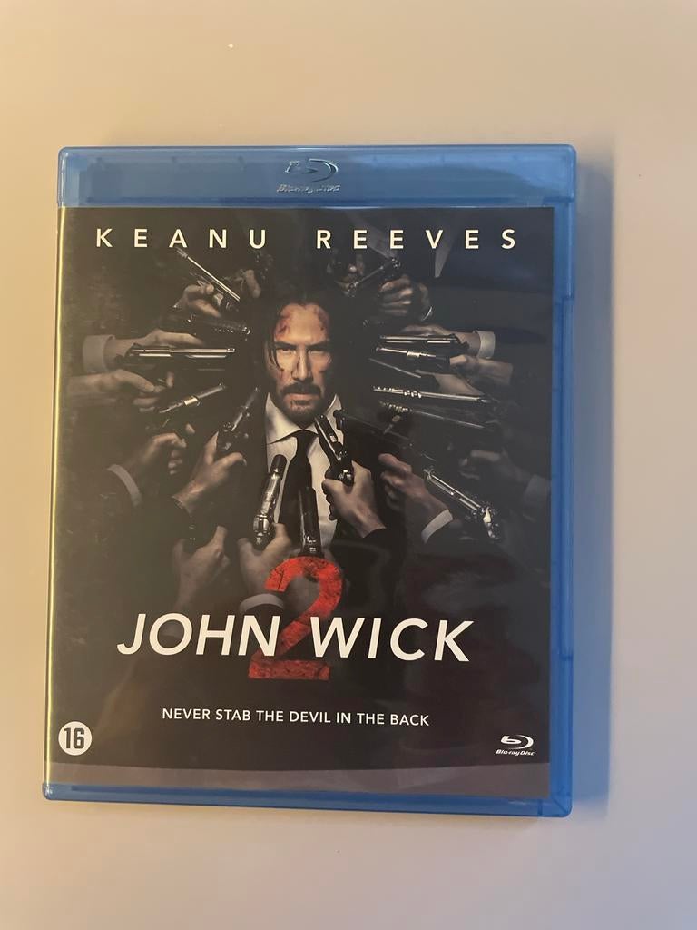 John Wick 2 Blu-ray - Actie met Nederlandse ondertiteling, Cd's en Dvd's, Blu-ray, Ophalen of Verzenden, Gebruikt, Actie