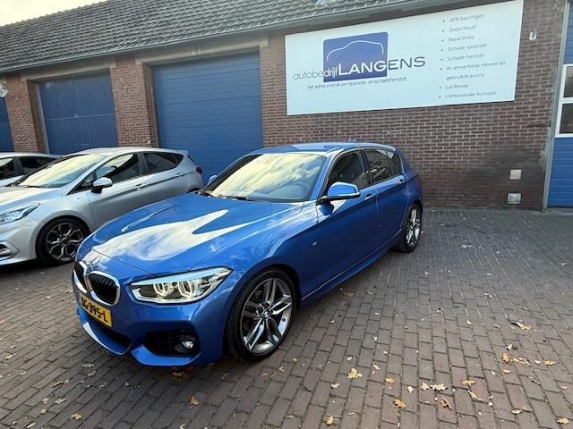 BMW 1-serie 118i Executive M- Sport Shadow Aut 8, Leder, PDC, Auto's, BMW, Te koop, 1-Serie, ABS, Airbags, Airconditioning, Alarm