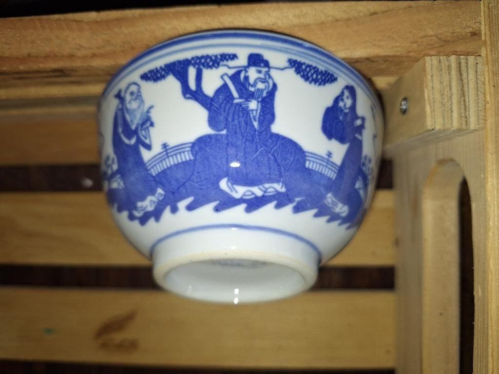 4 x Chinese rijst schaaltjes, Huis en Inrichting, Schaal, Rond, Ophalen of Verzenden, Zo goed als nieuw