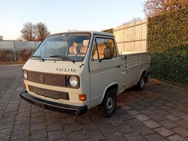 Volkswagen T3 / T25 Pick-up 2.1 benzine # NL-Kenteken #, Beige, Handgeschakeld, 2109 cc, Transporter