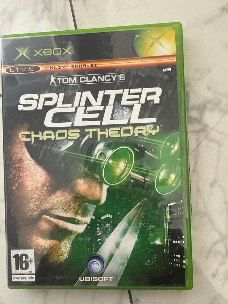Tom Clancy's Splinter Cell Chaos Theory Xbox Original, Spelcomputers en Games, Games | Xbox Original, Avontuur en Actie, Online