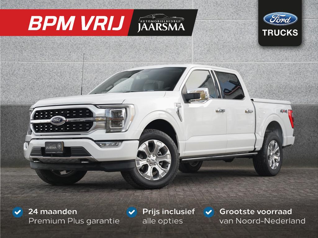 Ford F150 Platinum CrewCab 3.5L EcoBoost |Cover op laadbak |, Auto's, Automaat, 2376 kg, 405 pk, F-150