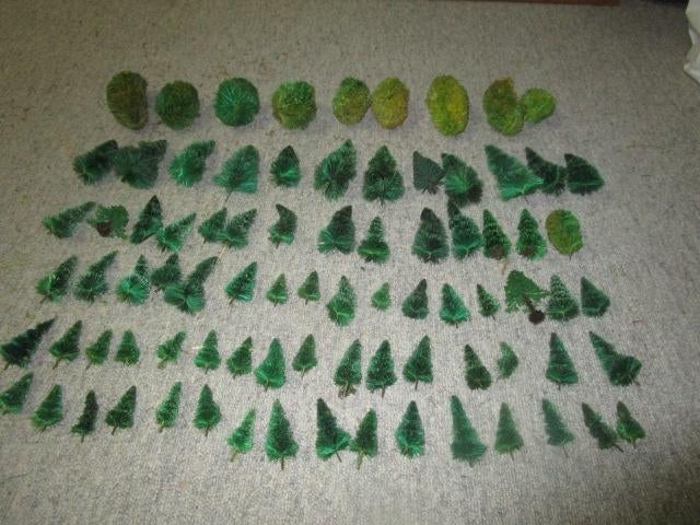 60 boompjes/struiken voor modelbouw, Wisselstroom, Overige typen, Zo goed als nieuw, Ophalen