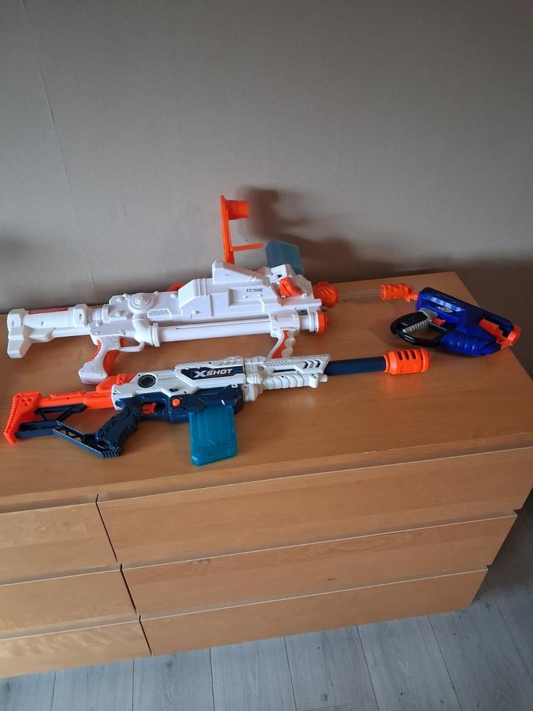 3 Nerf wapens, Ophalen of Verzenden