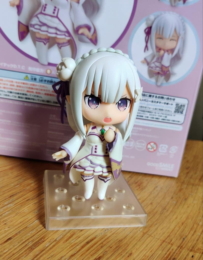 Re:Zero Emilia Nendoroid anime figure, Ophalen of Verzenden, Zo goed als nieuw