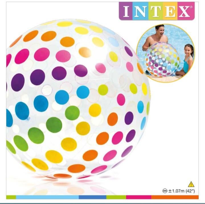 Nieuw: Leuke opblaasbal met vrolijk stippen design!, Ophalen of Verzenden, Nieuw
