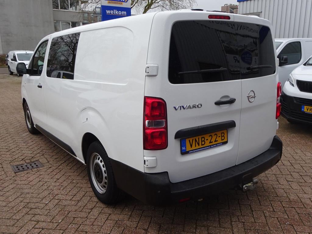 Opel Vivaro 2.0 CDTI L3H1 DUBBELE CABINE AIRCO NAVIGATIE CAM, Auto's, Voorwielaandrijving, Stof, Gebruikt, 4 cilinders