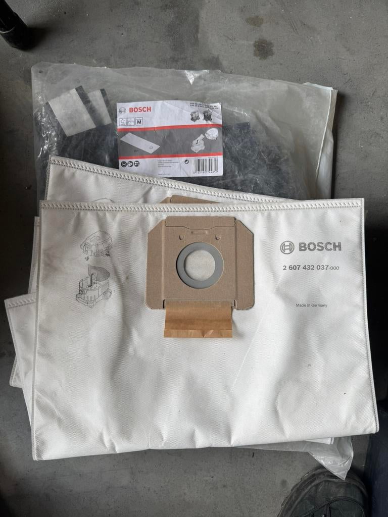 Bosch GAS 35 bouwzuiger zakken, Stofzak, Verzenden, Nieuw, 2000 watt of meer