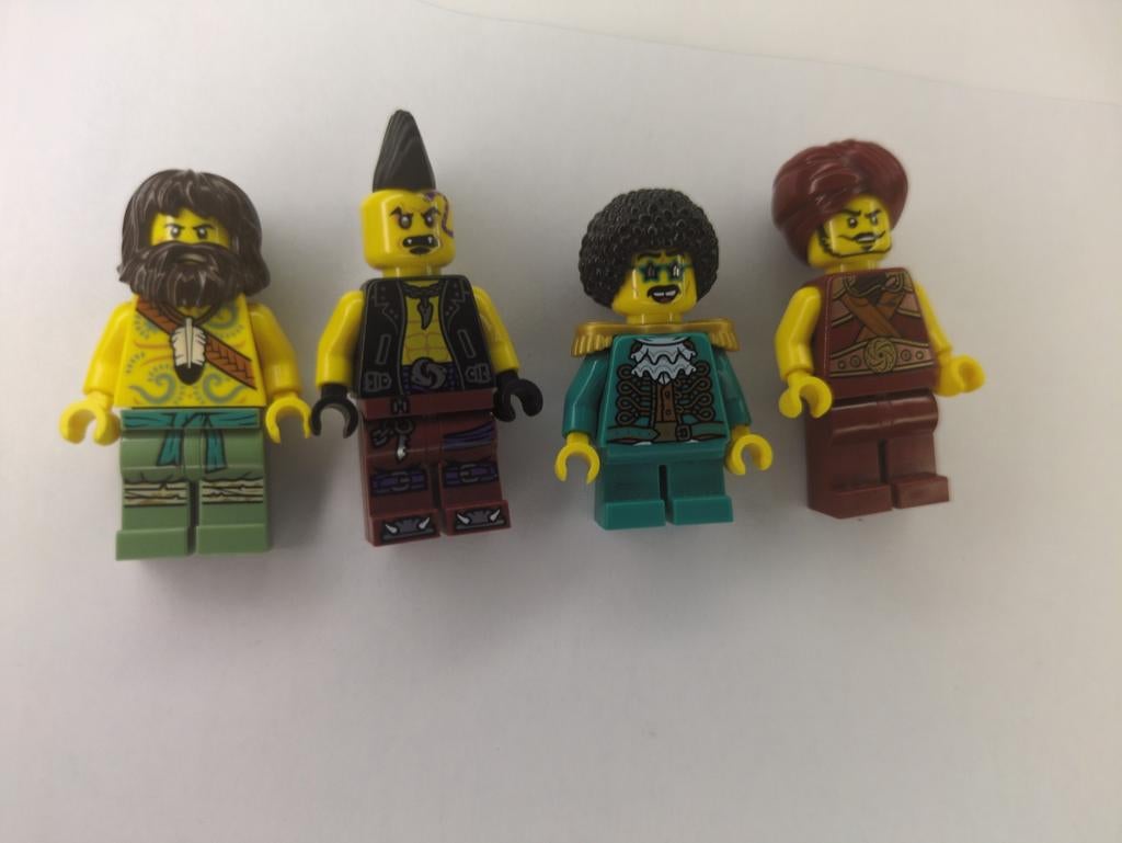 Lego Ninjago figuren Jacob, Eyezor, Bolobo en Gravis, Ophalen of Verzenden