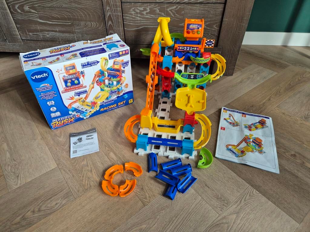 Vtech Marbel Rush knikkerbaan, Ophalen