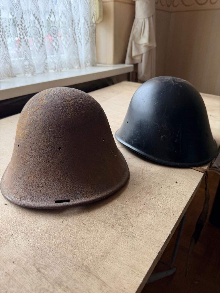 2x Nederlandse helm, Ophalen, Landmacht, Nederland, Helm of Baret