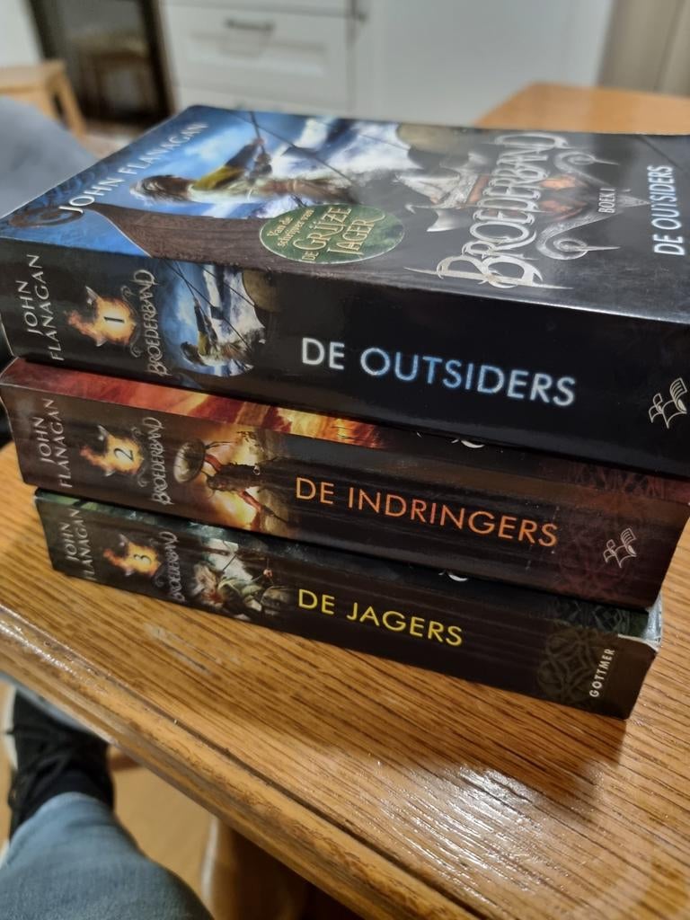 Broederband boeken 1, 2 en 3 - John Flanagan, Ophalen of Verzenden