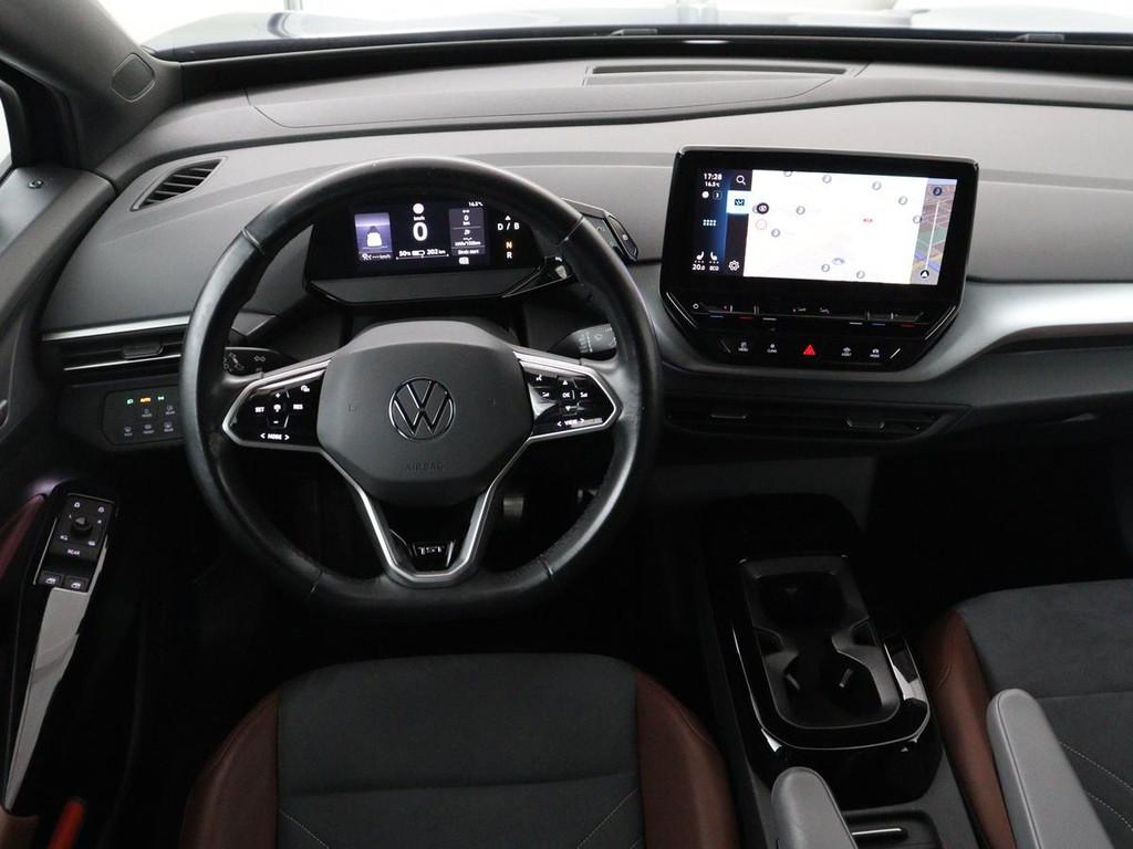 Volkswagen ID.4 First 77 kWh | SOH 90% | Stoel & stuurverwar, Auto's, Automaat, Gebruikt, Blauw, Origineel Nederlands