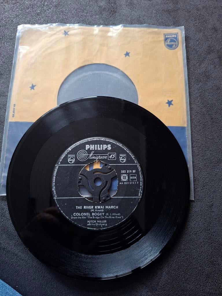 Mitch Miller - The River Kwai March / Colonel Bogey Single, Cd's en Dvd's, Vinyl Singles, Gebruikt, Filmmuziek en Soundtracks