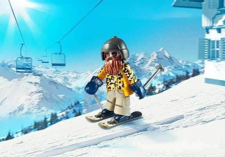 9284 skier op snowblades, Ophalen of Verzenden, Nieuw, Complete set