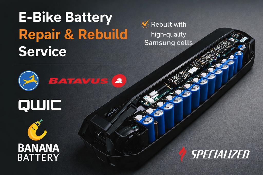 E-bike Accu Reparatie & Revisie 24V 36V 48V, Ophalen of Verzenden, Zo goed als nieuw