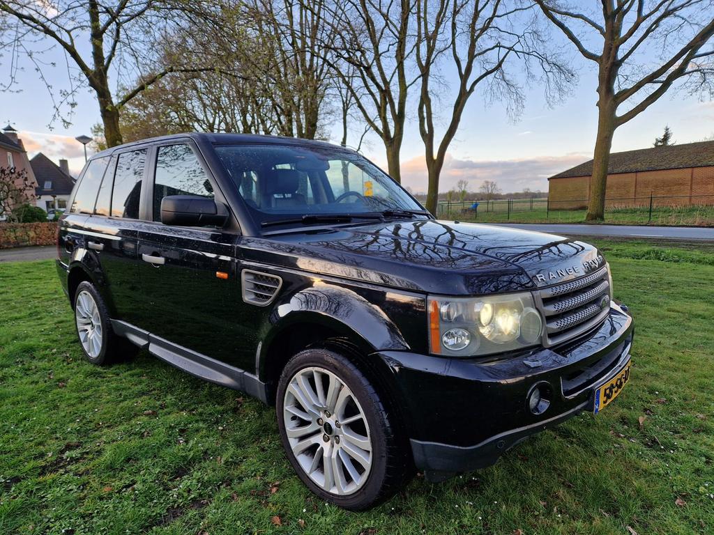 Land Rover Range Rover (sport) 4.4 V8 AUT 2006 Zwart, Auto's, Land Rover, Automaat, 8 cilinders, Origineel Nederlands, 2435 kg