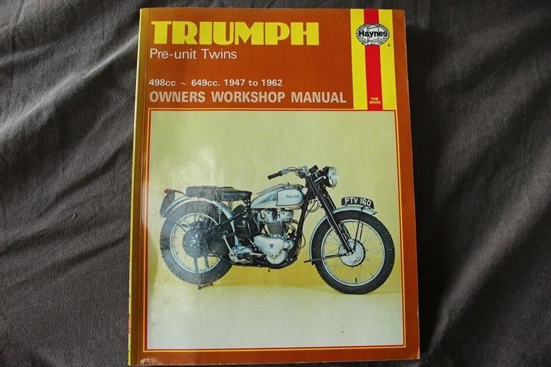 Triumph pre unit 1947-1962 werkplaatsboek 5T6T T100 T120 TR6, Ophalen of Verzenden, Triumph
