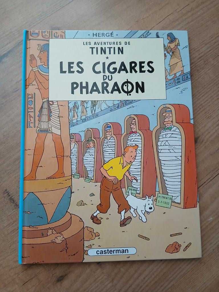 Tintin les cigares du pharaon kuifje Franstalig, Boeken, Eén stripboek, Ophalen of Verzenden, Zo goed als nieuw, Hergé