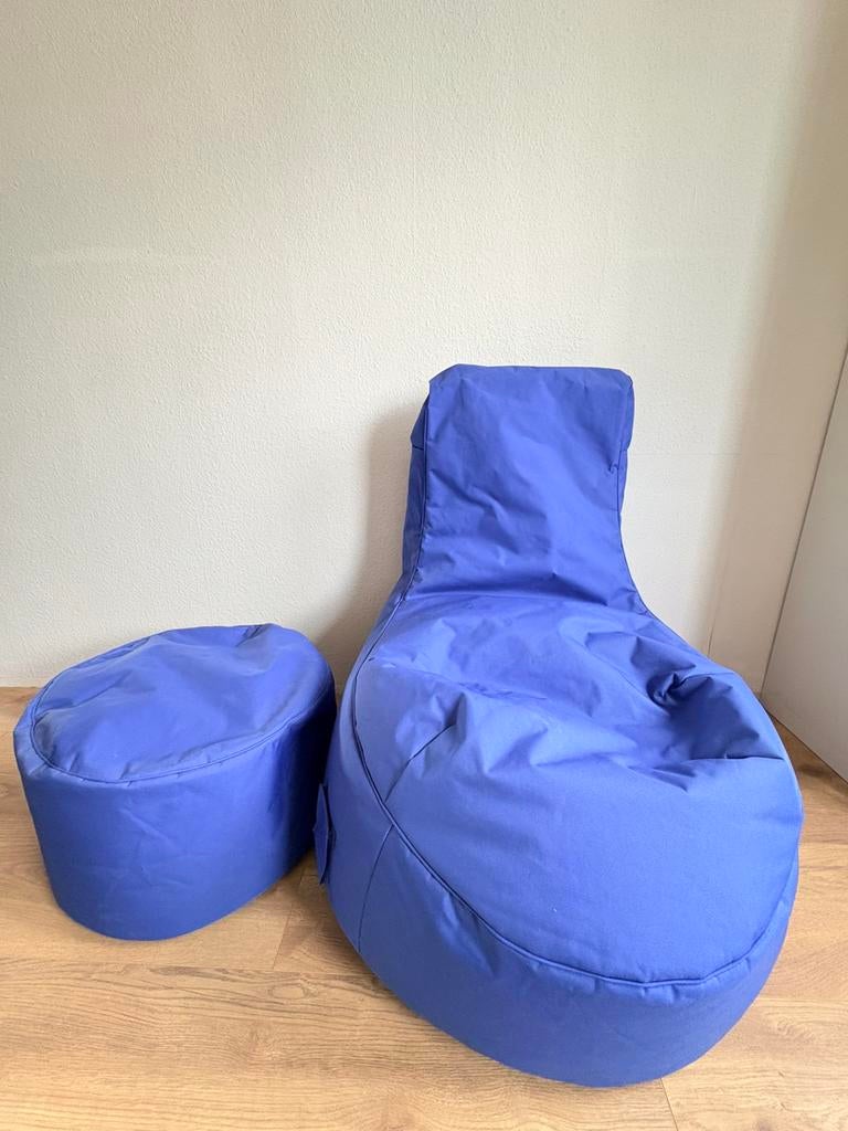 Zitzak met poef, Ophalen, Zo goed als nieuw