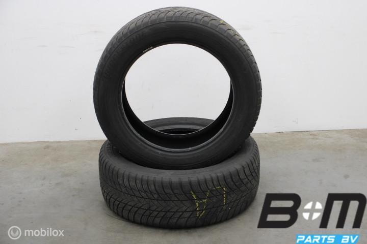 2 x 2255518 102V Bridgestone Blizzak LM001 4.5mm 225 55 18, Auto-onderdelen, Banden en Velgen, Gebruikt, Band(en)