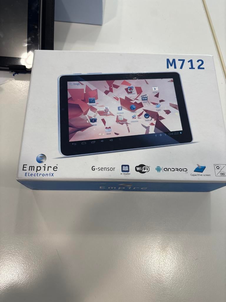Empire ElectroniX M712 Tablet - Zo goed als nieuw, Computers en Software, Ophalen of Verzenden, Wi-Fi, Gps, Nieuw